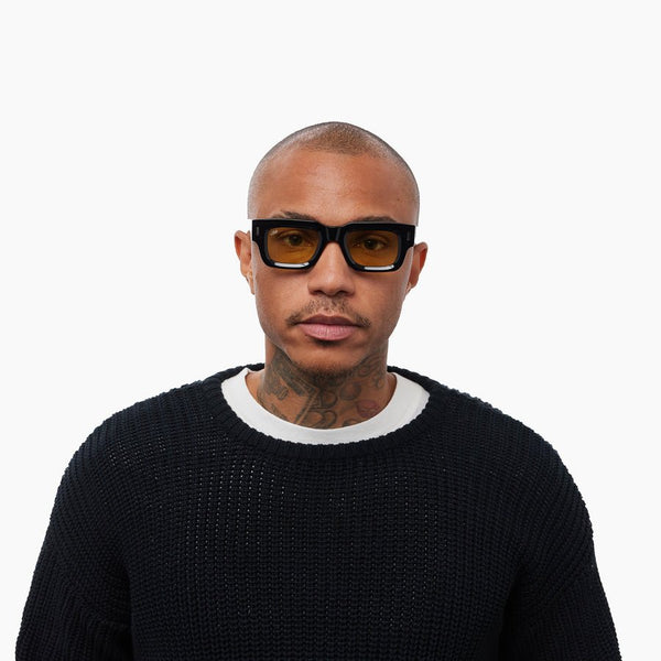 Ares / Black Acetate & Yellow Lens - Shade Files